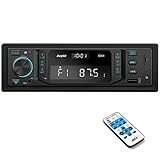 Autoradio Bluetooth 5.0,Avylet RDS/FM/AM/7 Farben 1 Din Autoradio mit Bluetooth...