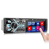 XOMAX XM-V426 Autoradio mit 4.1' / 10 cm Touchscreen Bildschirm I Bluetooth I USB, SD, MIC, AUX I...